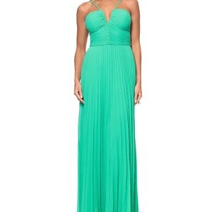 Xscape Vibrant Teal Maxi Dress